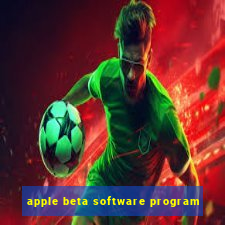 apple beta software program